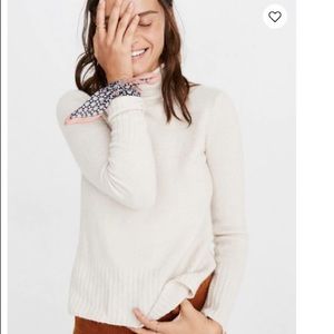 Madewell Inland Turtleneck Sweater in Coziest Yarn